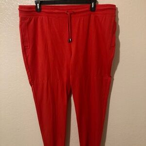Chico's Bold Red Joggers